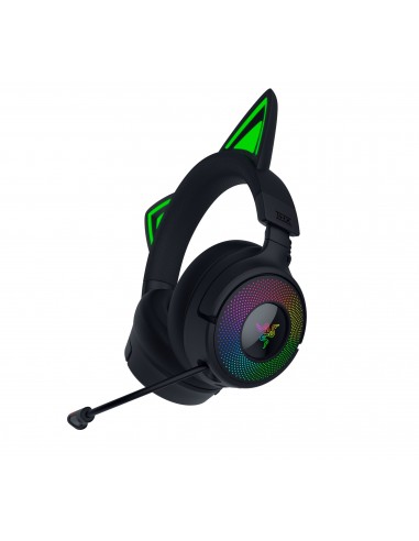 Razer : Kraken Kitty V3 Pro Auriculares Inalámbrico y alámbrico Diadema Juego USB tipo A Bluetooth Negro