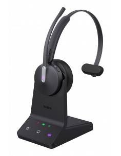 Yealink : WH64 Mono Teams Auriculares Inalámbrico Diadema Oficina/Centro de llamadas USB Tipo C Bluetooth Negro