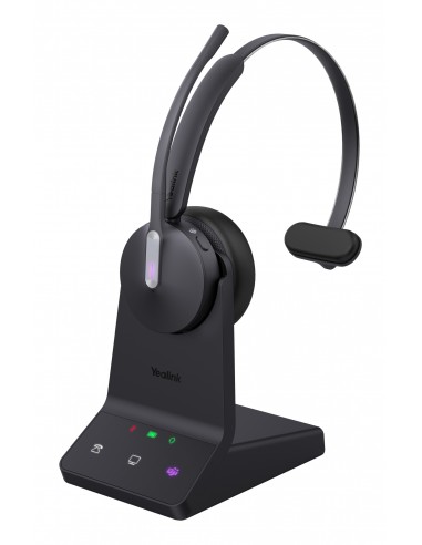 Yealink : WH64 Mono Teams Auriculares Inalámbrico Diadema Oficina/Centro de llamadas USB Tipo C Bluetooth Negro