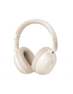 Baseus : Bass 35 Max Auriculares Inalámbrico y alámbrico Diadema Música USB Tipo C Bluetooth Beige