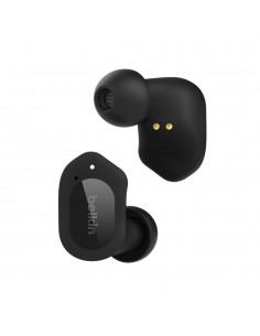 Belkin : SOUNDFORM Play Auriculares Inalámbrico Dentro de oído Llamadas/Música USB Tipo C Bluetooth Negro
