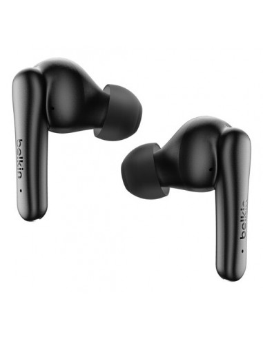 Belkin : SoundForm Rhythm Auriculares Inalámbrico y alámbrico Dentro de oído Llamadas/Música USB Tipo C Bluetooth Negro