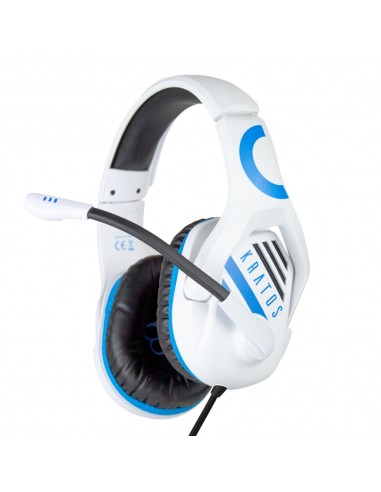 Blade : Kratos Auriculares Alámbrico Diadema Juego Azul, Blanco