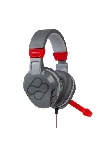 Blade Gaming : Samus Auriculares Alámbrico Diadema Juego Negro, Gris, Rojo