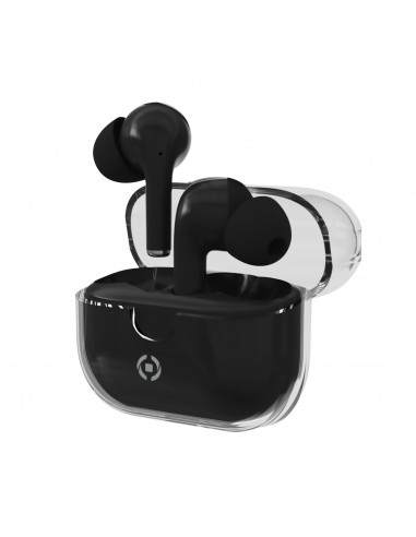 Celly : CLEAR Auriculares True Wireless Stereo (TWS) Dentro de oído Llamadas/Música USB Tipo C Bluetooth Negro