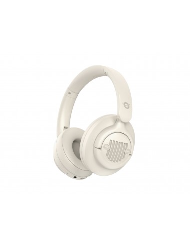 Conceptronic : ALVAH02C auricular y casco Auriculares Inalámbrico y alámbrico Diadema Música Bluetooth Crema de color