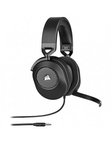 Corsair : HS65 SURROUND Auriculares Alámbrico De mano Juego Carbono