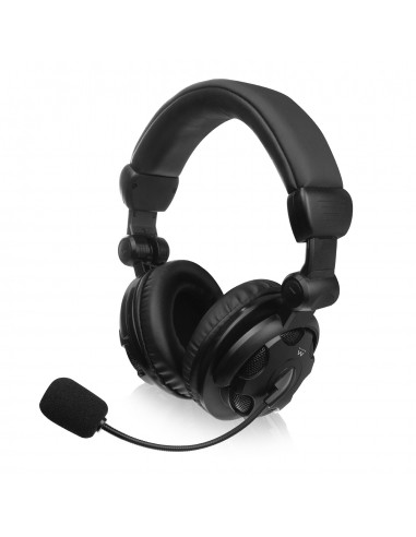Ewent : EW3564 auricular y casco Auriculares Alámbrico Diadema Llamadas/Música Negro