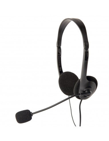 Gembird : MHS-123 auricular y casco Auriculares Alámbrico Diadema Llamadas/Música Negro