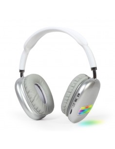 Gembird : BHP-LED-02-W auricular y casco Auriculares Inalámbrico Diadema Llamadas/Música Bluetooth Blanco