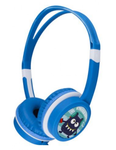 Gembird : MHP-JR-B auricular y casco Auriculares Alámbrico Diadema Música Azul