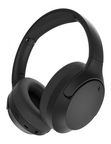 Gembird : GMB Audio BHP-ANC-01 auricular y casco Auriculares Inalámbrico y alámbrico Diadema Música USB Tipo C Bluetooth Negro