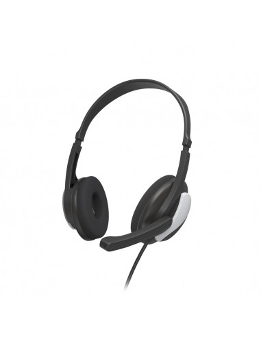 Hama : HS-P100 V2 Auriculares de oficina para PC, estéreo, negro