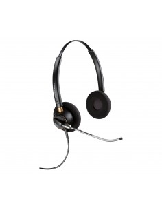 HP Poly : Auriculares binaurales Poly EncorePro 520V con tubo de voz y desconexión rápida