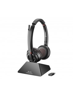 HP Poly : Auriculares Poly Savi 8220 UC con certificación Microsoft Teams DECT 1880-1900 MHz USB-A