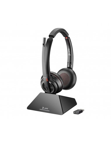 HP Poly : Auriculares Poly Savi 8220 UC con certificación Microsoft Teams DECT 1880-1900 MHz USB-A