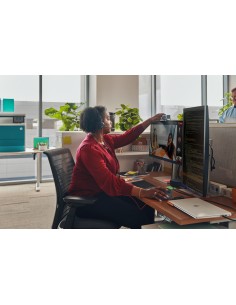 HP Poly : Auriculares estéreo Poly Blackwire 3325 con certificación Microsoft Teams USB-C + Conector de 3,5 mm + Adaptador USB-C