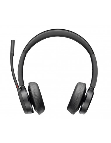 HP Poly : Auriculares Poly Voyager 4320 UC estéreo USB-A + adaptador BT700 USB-A + base de carga