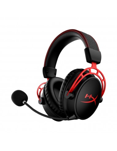 HyperX : Cloud Alpha - Auriculares inalámbricos gaming (negro y rojo)