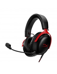 HyperX : Cloud III - Auriculares gaming (negro-rojo)