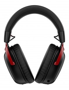 HyperX : Auriculares inalámbricos Cloud III S: auriculares gaming (color negro-rojo)