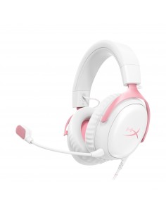 HyperX : Cloud III - Auriculares gaming (blancos/rosas)