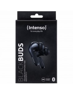 Intenso : Black Buds T300A Auriculares True Wireless Stereo (TWS) Dentro de oído Llamadas/Música/Deporte/Uso diario USB Tipo C B