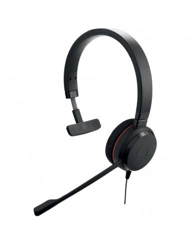 Jabra : Evolve 20 Auriculares Alámbrico Diadema Oficina/Centro de llamadas USB tipo A Negro