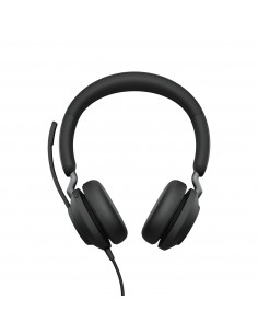 Jabra : Evolve2 40 SE Auriculares Alámbrico Diadema Llamadas/Música USB Tipo C Negro