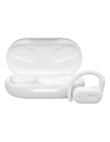 JBL : Soundgear Sense Auriculares True Wireless Stereo (TWS) gancho de oreja Llamadas/Música USB Tipo C Bluetooth Blanco