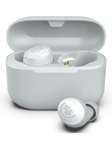 JLab : Go Pop+ Auriculares True Wireless Stereo (TWS) Dentro de oído Llamadas/Música/Deporte/Uso diario Bluetooth Blanco