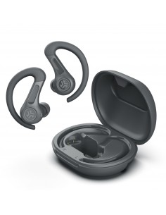 JLab : Sport Auriculares True Wireless Stereo (TWS) gancho de oreja Llamadas/Música Bluetooth Grafito