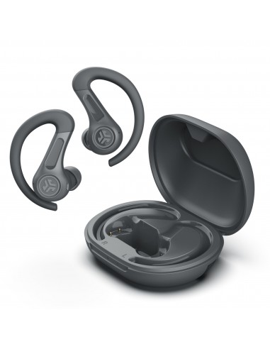 JLab : Sport Auriculares True Wireless Stereo (TWS) gancho de oreja Llamadas/Música Bluetooth Grafito