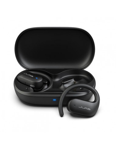 JLab : Open Sport Auriculares True Wireless Stereo (TWS) Dentro de oído Llamadas/Música/Deporte/Uso diario Bluetooth Negro