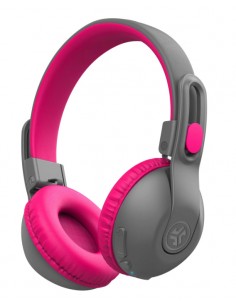 JLab : JBuddies Studio 2 Auriculares Inalámbrico y alámbrico Diadema Llamadas/Música USB Tipo C Bluetooth Gris, Rosa