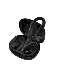 JVC : HA-EC25T Auriculares True Wireless Stereo (TWS) gancho de oreja, Dentro de oído Llamadas/Música Bluetooth Negro