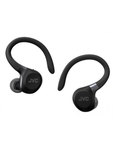 JVC : HA-EC75T-B-U auricular y casco Auriculares Inalámbrico gancho de oreja Deportes Bluetooth Negro