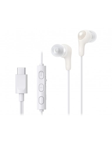 JVC : HA-FR9UC Auriculares Alámbrico Dentro de oído Llamadas/Música USB Tipo C Blanco