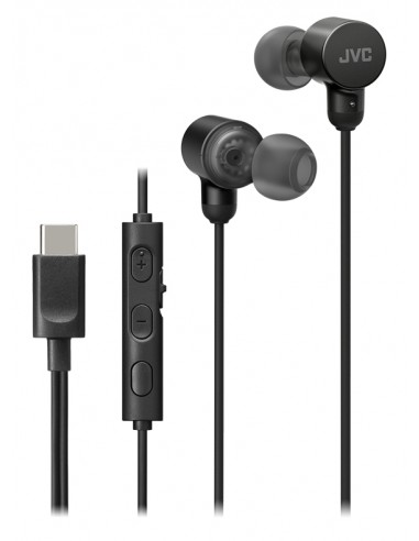 JVC : HAFR29UCA Auriculares Alámbrico Dentro de oído Llamadas/Música USB Tipo C Negro