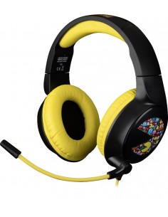 Konix : PacMan Auriculares Alámbrico Diadema Juego USB tipo A Negro, Amarillo