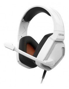 Krom : Kopa Pro Auriculares Alámbrico Diadema Juego Blanco