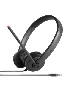 Lenovo : Stereo Analog Auriculares Alámbrico Diadema Oficina/Centro de llamadas Negro