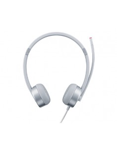 Lenovo : 100 Stereo Analogue Headset Auriculares Oficina/Centro de llamadas Plata