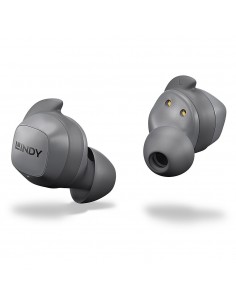 Lindy : LE400W Auriculares True Wireless Stereo (TWS) Dentro de oído Coche Bluetooth Gris