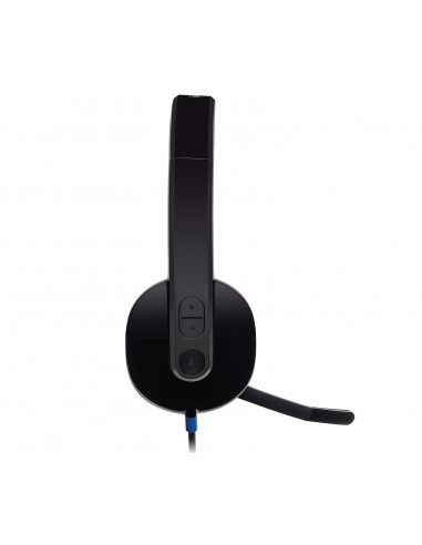 Logitech : 981-000480 auricular y casco Auriculares Alámbrico Diadema Oficina/Centro de llamadas USB tipo A Negro