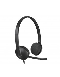 Logitech : 981-000475 auricular y casco Auriculares Alámbrico Diadema Oficina/Centro de llamadas USB tipo A Negro