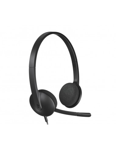 Logitech : 981-000475 auricular y casco Auriculares Alámbrico Diadema Oficina/Centro de llamadas USB tipo A Negro