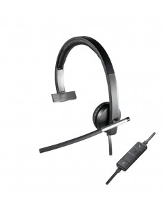Logitech : 981-000514 auricular y casco Auriculares Alámbrico Diadema Oficina/Centro de llamadas USB tipo A Negro, Plata