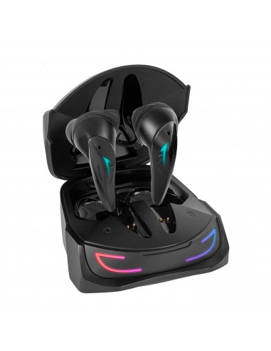 Mars Gaming : MHI-ULTRA Negro, Auriculares Inalámbricos TWS, RGB Flow, Bluetooth 5.3, Triple Cancelación Ruido, 24H Batería