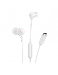 Motorola : EARBUDS3CSWHITE auricular y casco Auriculares Alámbrico Dentro de oído Llamadas/Música USB Tipo C Blanco